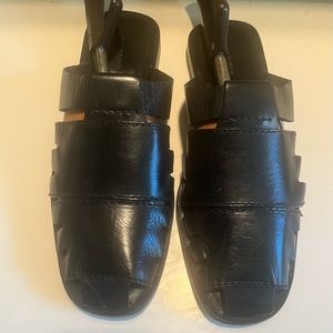 Bachrach black sandals 11